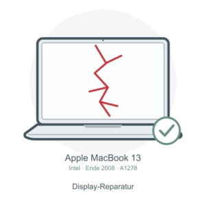 A1278 MacBook Display-Reparatur – Reparatursymbol für MacBook 13″