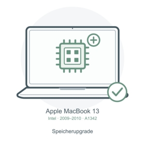 A1342 MacBook Speicherupgrade – Symbol für RAM und SSD