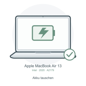 A2179 Akku tauschen – Reparatursymbol für MacBook Air 13″