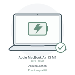 A2337 Akku tauschen in Premiumqualität – Reparatursymbol für MacBook Air 13″ M1