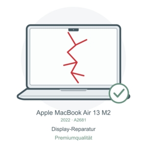 A2681 Display-Reparatur in Premiumqualität – Reparatursymbol für MacBook Air 13″ M2