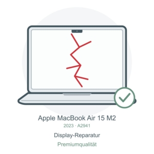 A2941 Display-Reparatur in Premiumqualität – Reparatursymbol für MacBook Air 15″ M2