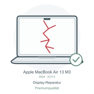 A3113 Display-Reparatur in Premiumqualität – Reparatursymbol für MacBook Air 13″ M3