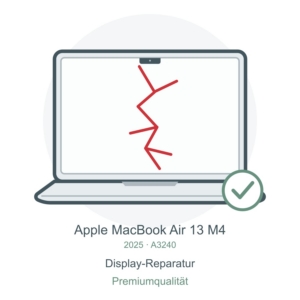 A3240 Display-Reparatur in Premiumqualität – Reparatursymbol für MacBook Air 13″ M4
