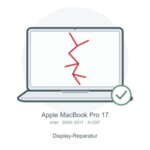 A1297 Display-Reparatur – Reparatursymbol für MacBook Pro 17″