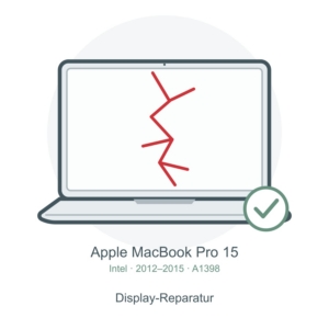 A1398 Display-Reparatur – Reparatursymbol für MacBook Pro 15″