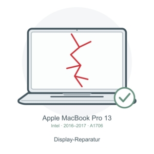 A1706 Display-Reparatur – Reparatursymbol für MacBook Pro 13″