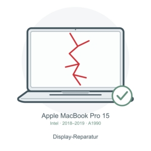 A1990 Display-Reparatur – Reparatursymbol für MacBook Pro 15″