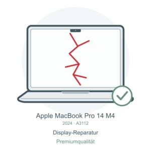 A3112 Display-Reparatur in Premiumqualität – Reparatursymbol für MacBook Pro 14″ M4